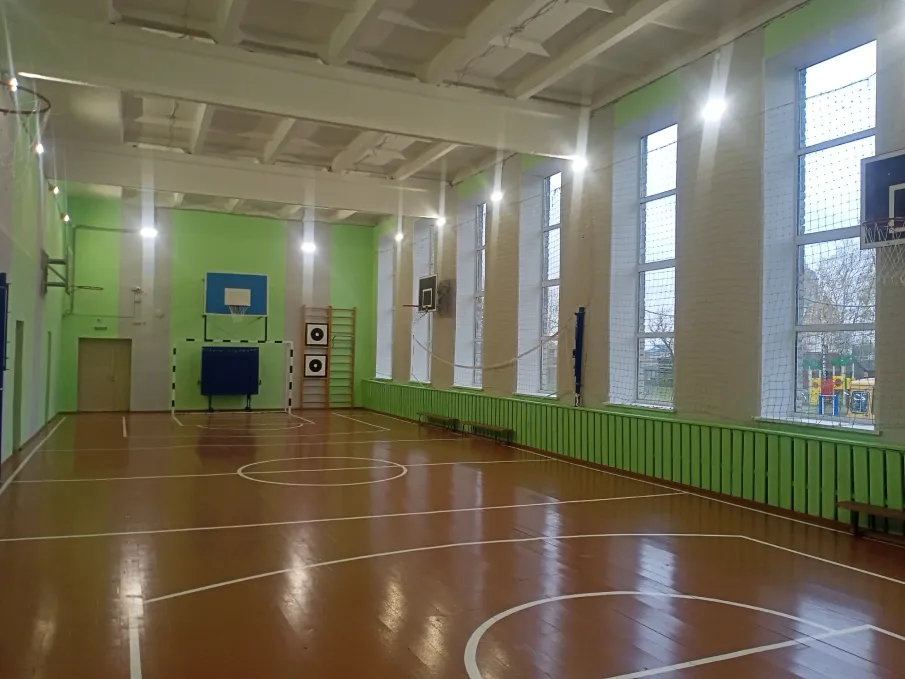 В МБ ОУ Никитинской СШ открыт после ремонта спортивный зал